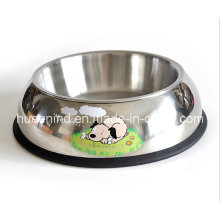 Printing Stainless Steel Pet Feeding Bowl